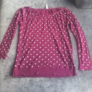 ☀️BOGO Item Old Navy Purple Polka Dot Shirt☀️
